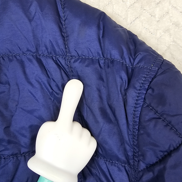 Burberry Brit Blue Lightweight Puffer Men's jacket Size XXL - Picture 10 of 12